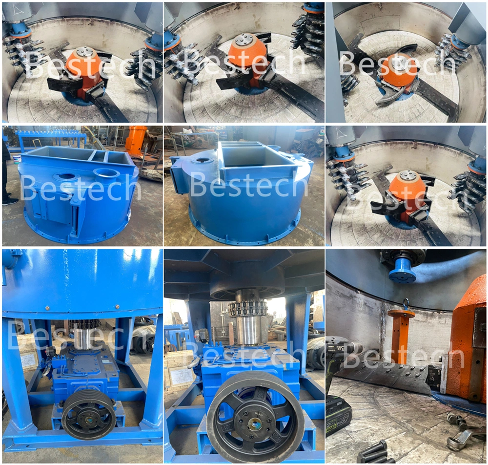 Rotor Sand Mixer Bentonite Sand Mixer Machine Sand Reclamation Plant