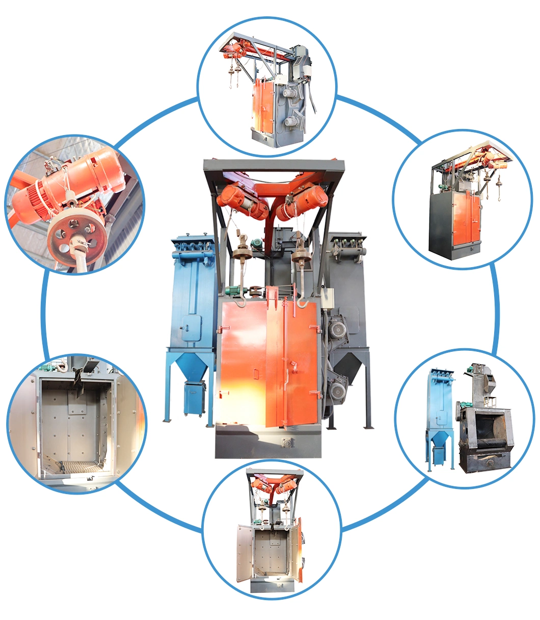 Civil Industrial Machine Tool Manufacturing Drum Shot Blasting Machine