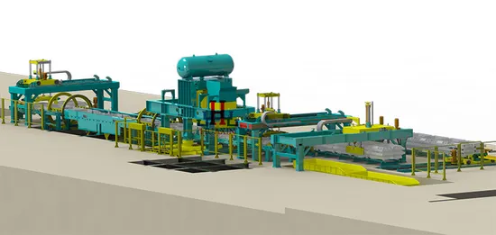 Machine et ligne de moulage de sable vert, machine de fonderie